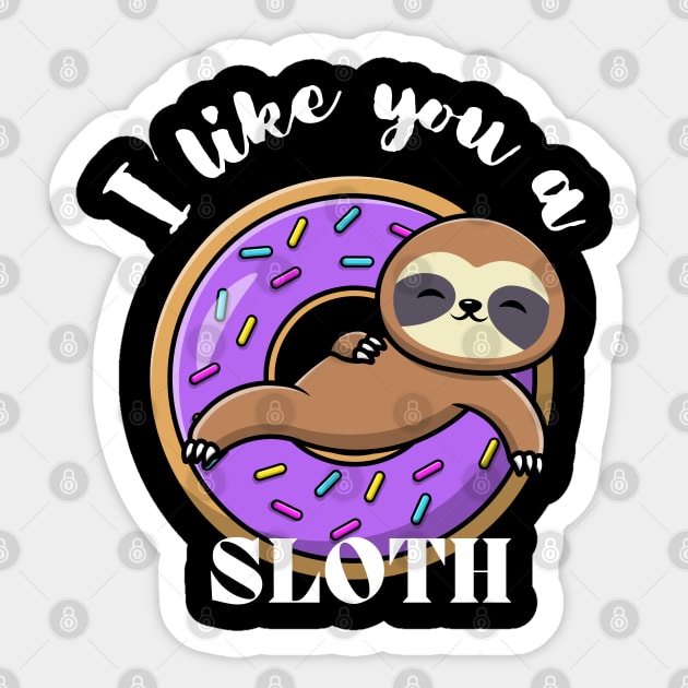 Cute Sloth Donut Trainer Sticker by rumsport